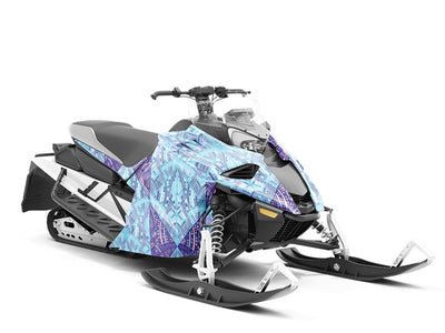 Fierce Allies Art Deco Custom Wrapped Snowmobile