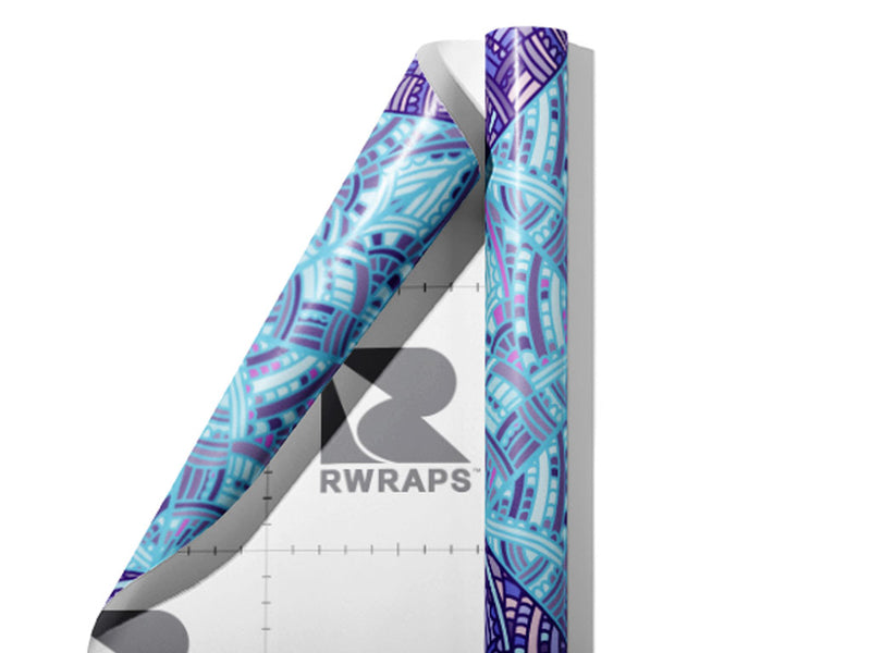 Fierce Allies Art Deco Wrap Film Sheets~Rwraps Series 914 Fierce Allies Art Deco Scrolled Sheet~3
