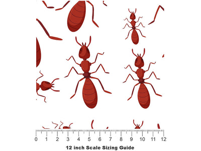 Fiery Bite Bug Vinyl Film Pattern Size 12 inch Scale~Rwraps Fiery Bite Bug Sizing Chart~2