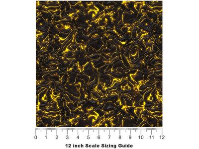 Fiery Discharge Lava Vinyl Film Pattern Size 12 inch Scale~Rwraps Fiery Discharge Lava Sizing Chart~2