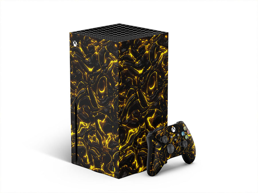 fiery discharge lava XBOX DIY Decal