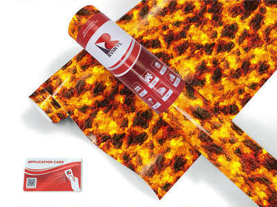 fiery dungeon lava Craft Vinyl Roll