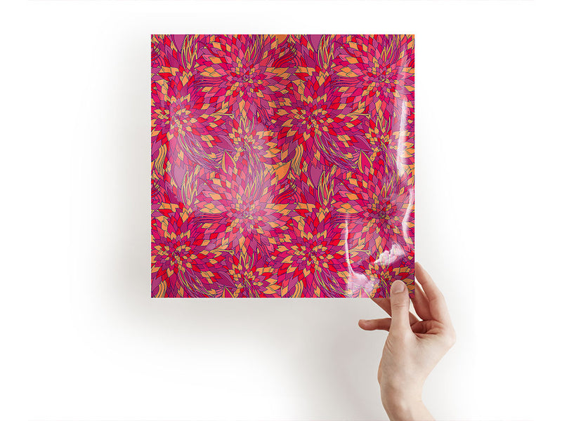 fiery eyes floral Craft Sheets