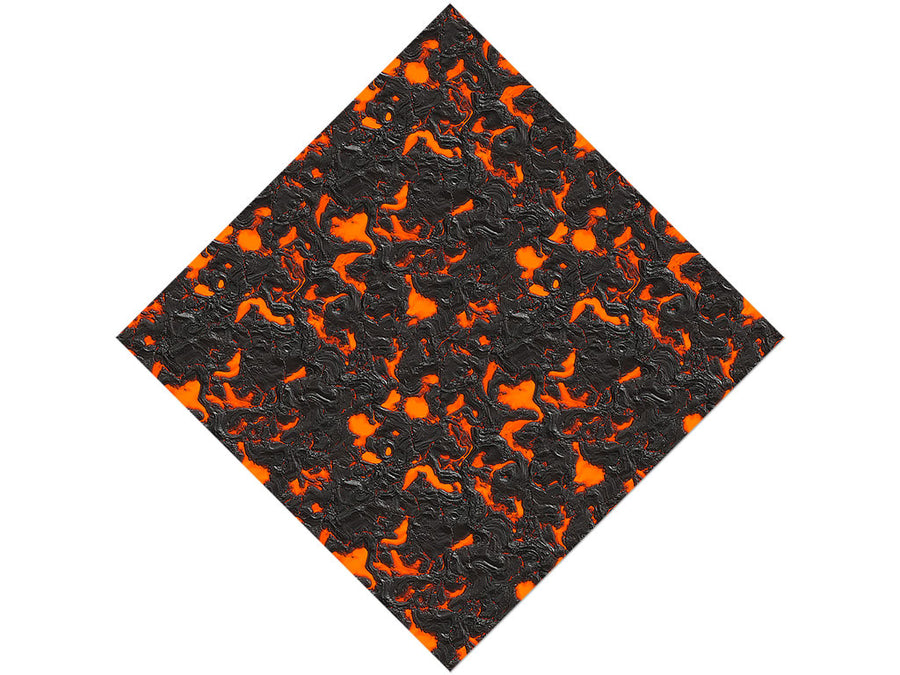 Fiery Fate Lava Vinyl Wrap Pattern