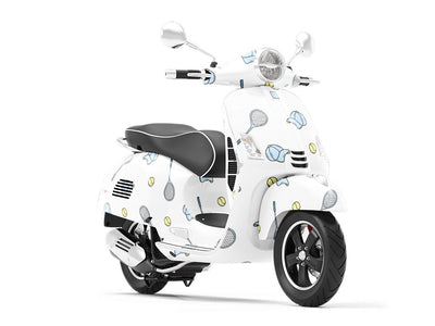 Fifteen Love Sport Vespa Scooter Wrap Film