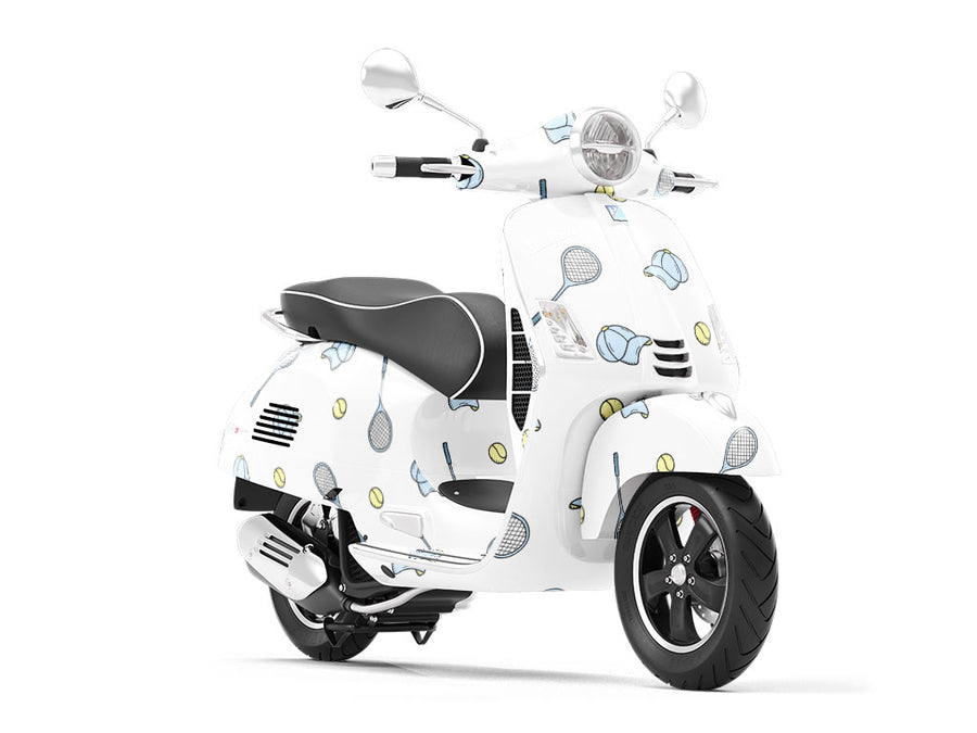 Fifteen Love Sport Vespa Scooter Wrap Film