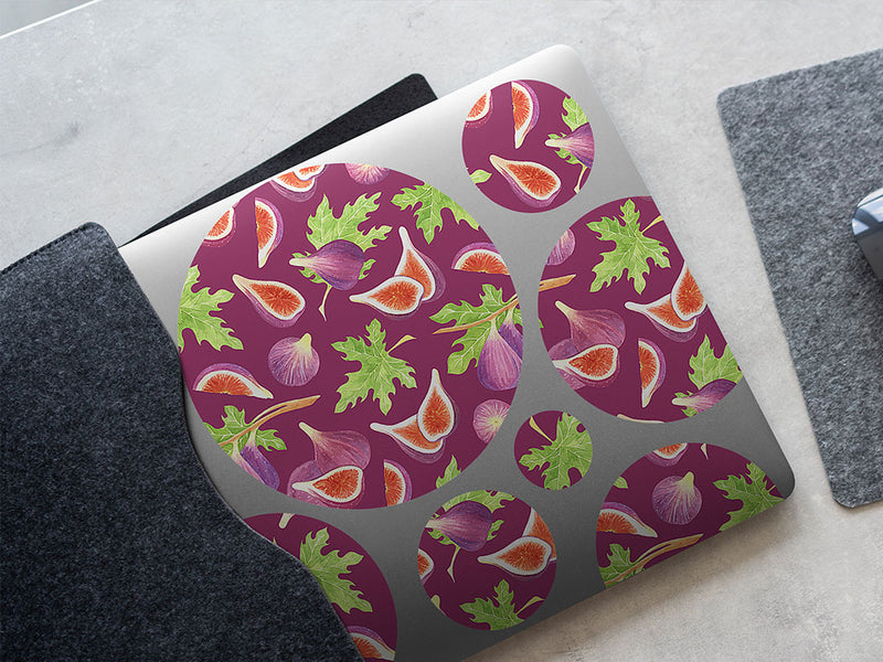 figgy pudding fruit DIY Laptop Stickers