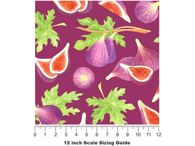 Figgy Pudding Fruit Vinyl Film Pattern Size 12 inch Scale~Rwraps Figgy Pudding Fruit Sizing Chart~2