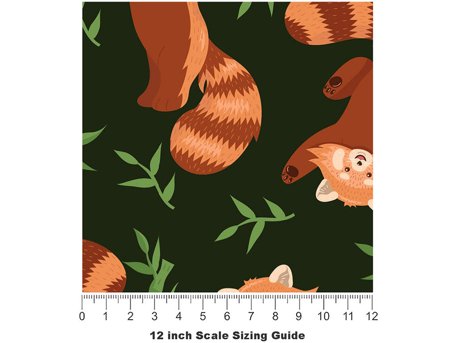 Fighting Position Animal Vinyl Film Pattern Size 12 inch Scale~Rwraps Fighting Position Animal Sizing Chart~2