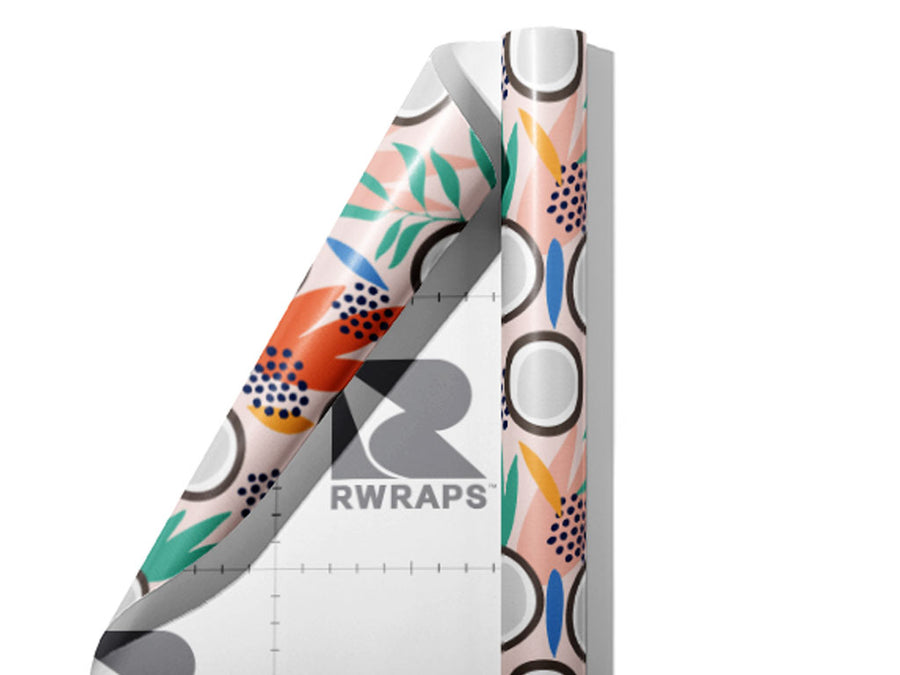 Fiji Dwarf Fruit Wrap Film Sheets~Rwraps Series 914 Fiji Dwarf Fruit Scrolled Sheet~3
