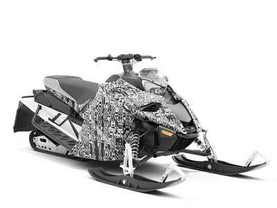 File Corrupt Technology Custom Wrapped Snowmobile