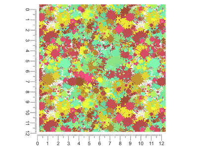 filthy freaks paint splatter 1ft x 1ft Craft Sheets