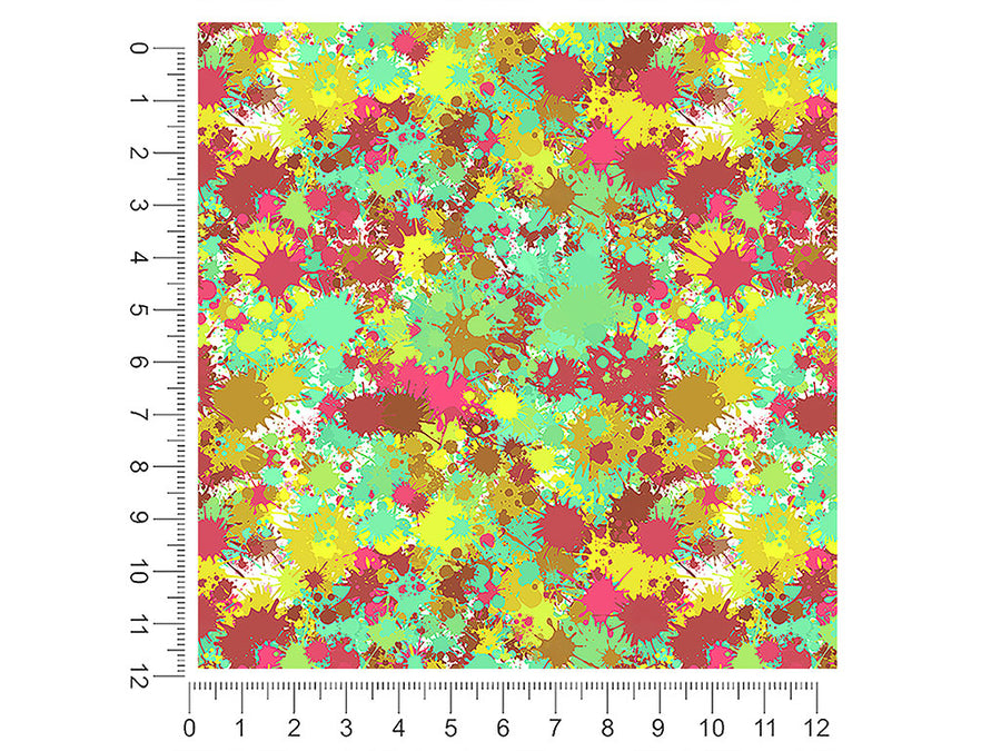 filthy freaks paint splatter 1ft x 1ft Craft Sheets