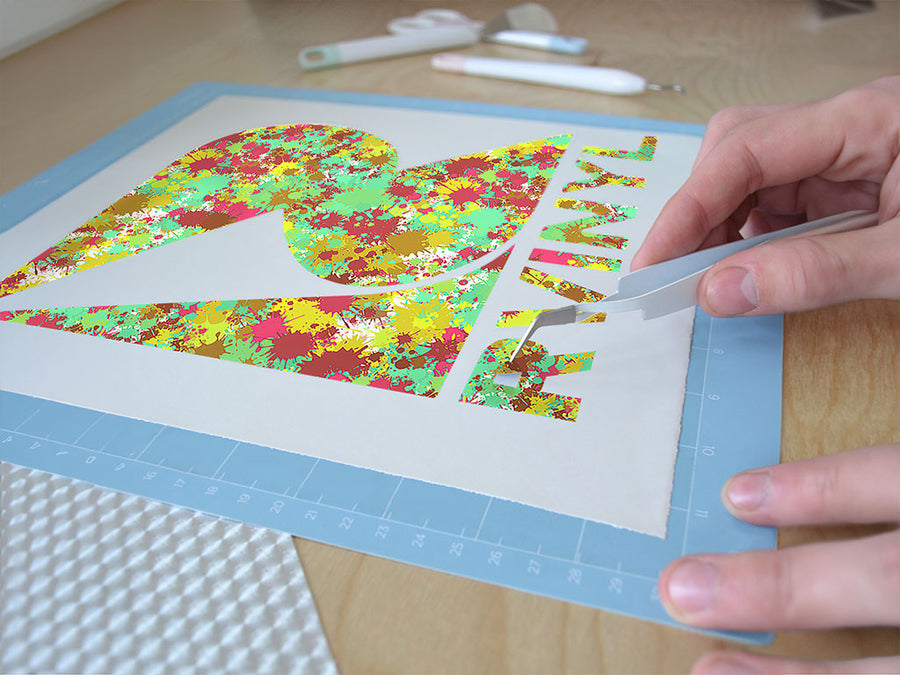 filthy freaks paint splatter Easy Weed Craft Vinyl