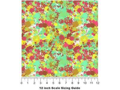 Filthy Freaks Paint Splatter Vinyl Film Pattern Size 12 inch Scale~Rwraps Filthy Freaks Paint Splatter Sizing Chart~2