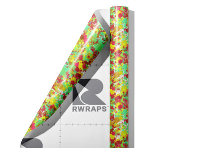 Filthy Freaks Paint Splatter Wrap Film Sheets~Rwraps Series 914 Filthy Freaks Paint Splatter Scrolled Sheet~3