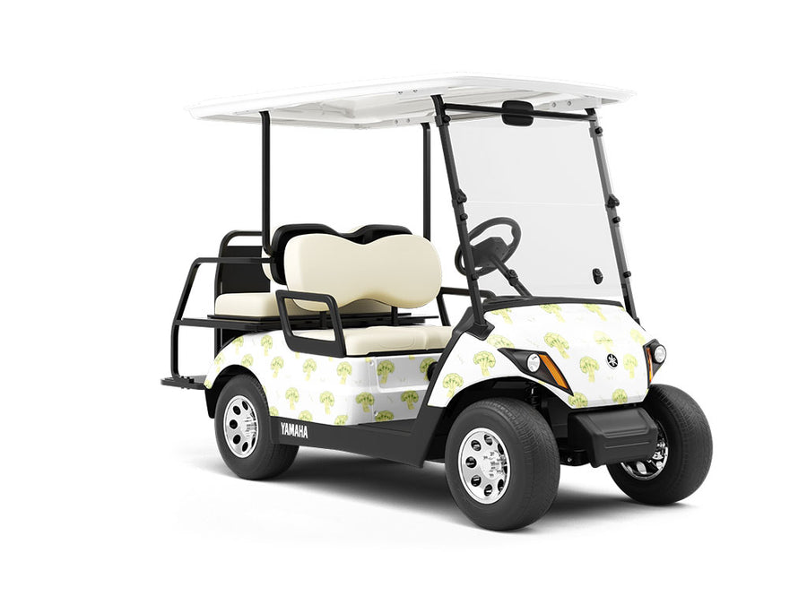 Fine Fioretto Vegetable Wrapped Golf Cart