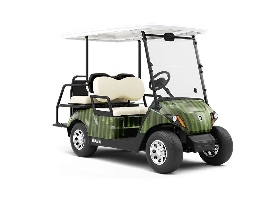 Fine Fishpole Bamboo Wrapped Golf Cart