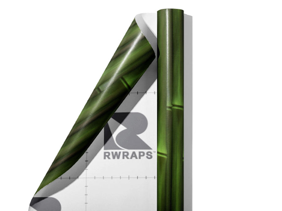Fine Fishpole Bamboo Wrap Film Sheets~Rwraps Series 914 Fine Fishpole Bamboo Scrolled Sheet~3