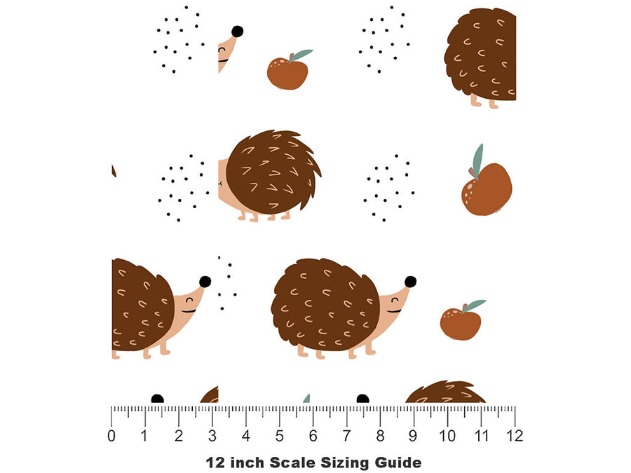 Finger Prick Animal Vinyl Film Pattern Size 12 inch Scale~Rwraps Finger Prick Animal Sizing Chart~2