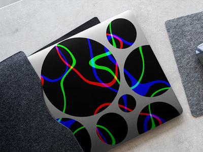 finite frustration retro DIY Laptop Stickers