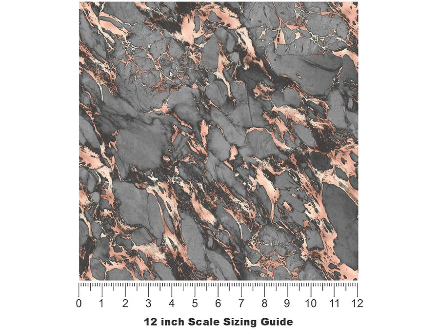 Fior Di-Bosco-Gray Marble Vinyl Film Pattern Size 12 inch Scale~Rwraps Fior Di-Bosco-Gray Marble Sizing Chart~2