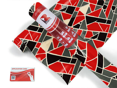 fire bricks mosaic Craft Vinyl Roll