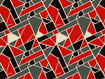 Fire Bricks Mosaic Vinyl Wrap Pattern~Rwraps Series 914 Digitally Printed Vinyl Wrap~0