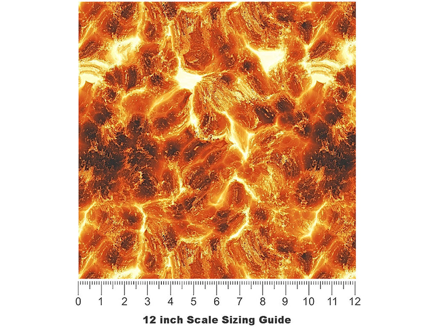 Fire Fountain Lava Vinyl Film Pattern Size 12 inch Scale~Rwraps Fire Fountain Lava Sizing Chart~2