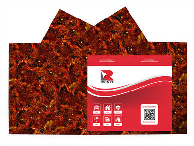 fire land science fiction Craft Vinyl Sheet Pack