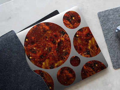 fire land science fiction DIY Laptop Stickers