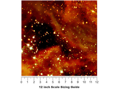 Fire Land Science Fiction Vinyl Film Pattern Size 12 inch Scale~Rwraps Fire Land Science Fiction Sizing Chart~2