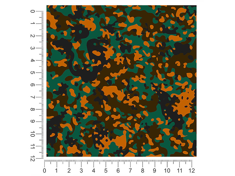 fire napalm camouflage 1ft x 1ft Craft Sheets