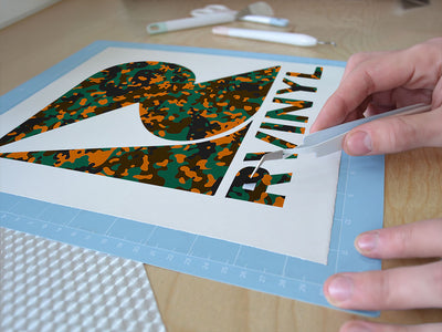 fire napalm camouflage Easy Weed Craft Vinyl