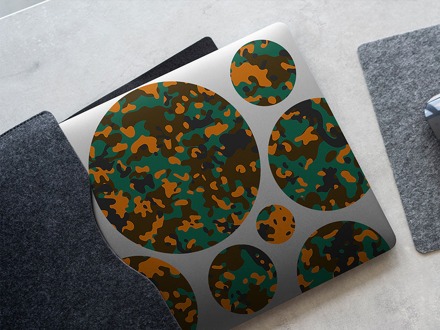 fire napalm camouflage DIY Laptop Stickers