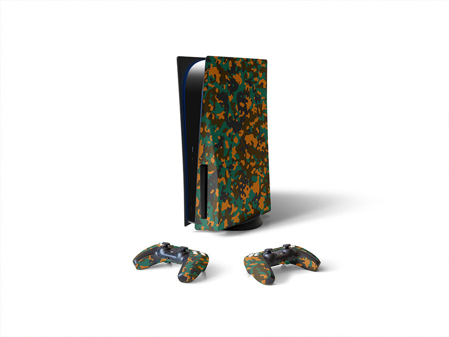 fire napalm camouflage Sony PS5 DIY Skin