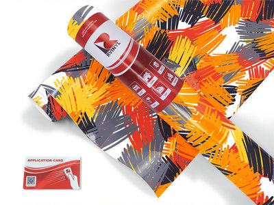 fire princess abstract geometric Craft Vinyl Roll