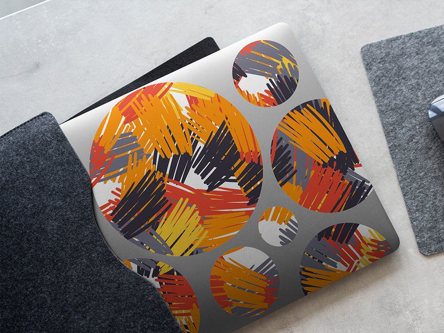 fire princess abstract geometric DIY Laptop Stickers