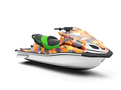 Fire Princess Abstract Jet Ski Vinyl Customized Wrap