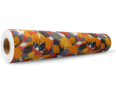Fire Princess Abstract Wrap Film Wholesale Roll~Rwraps Series 914 Digitally Printed Vinyl Roll~5