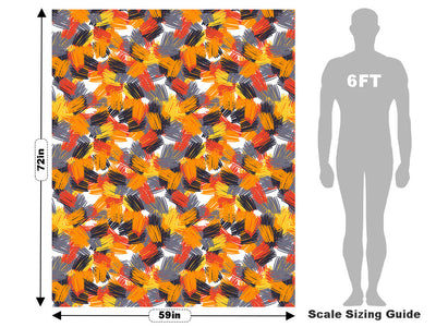 Fire Princess Abstract Vehicle Wrap Scale~Rwraps Series 914 Fire Princess Abstract Measurements~1