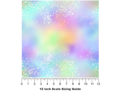 Fire Queen Gemstone Vinyl Film Pattern Size 12 inch Scale~Rwraps Fire Queen Gemstone Sizing Chart~2