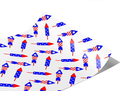 Fireworks Ready Americana Vinyl Wraps~Rwraps Series 914 Digitally Printed Vinyl Wrap~1