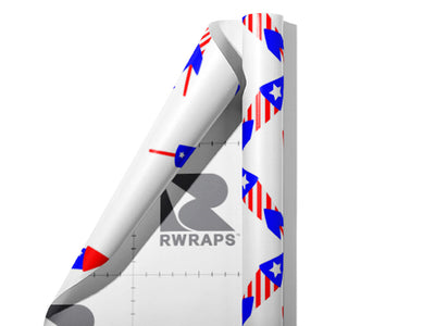 Fireworks Ready Americana Wrap Film Sheets~Rwraps Series 914 Fireworks Ready Americana Scrolled Sheet~4