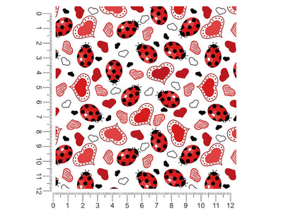 first love bug 1ft x 1ft Craft Sheets