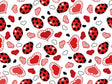 First Love Bug Vinyl Wrap Pattern~Rwraps Series 914 Digitally Printed Vinyl Wrap~0