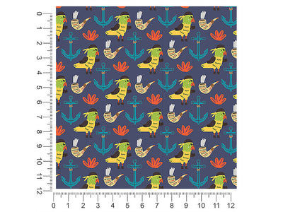 first mate pirate 1ft x 1ft Craft Sheets