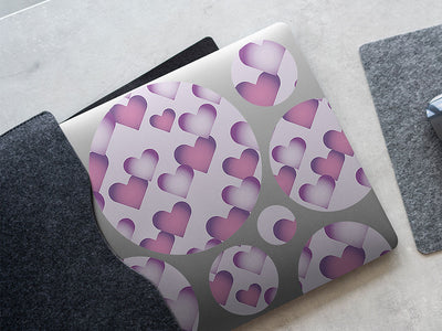 first sight heart DIY Laptop Stickers