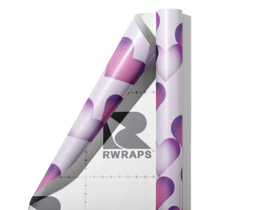 First Sight Heart Wrap Film Sheets~Rwraps Series 914 First Sight Heart Scrolled Sheet~3