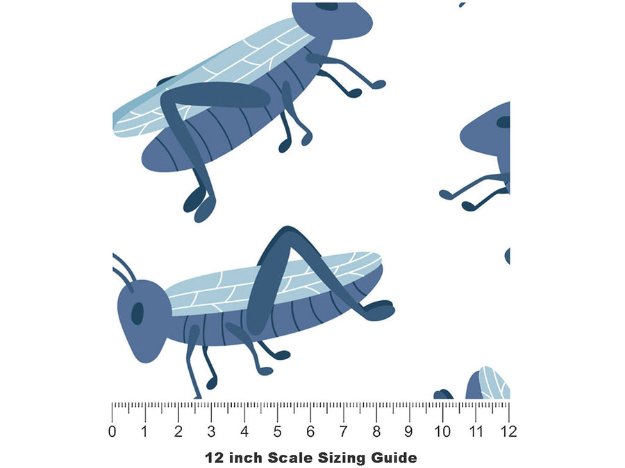 First Violinist Bug Vinyl Film Pattern Size 12 inch Scale~Rwraps First Violinist Bug Sizing Chart~2